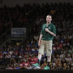 Lance speaking at Leander ISD Convocation in front of over 4,000 teachers and administrators...